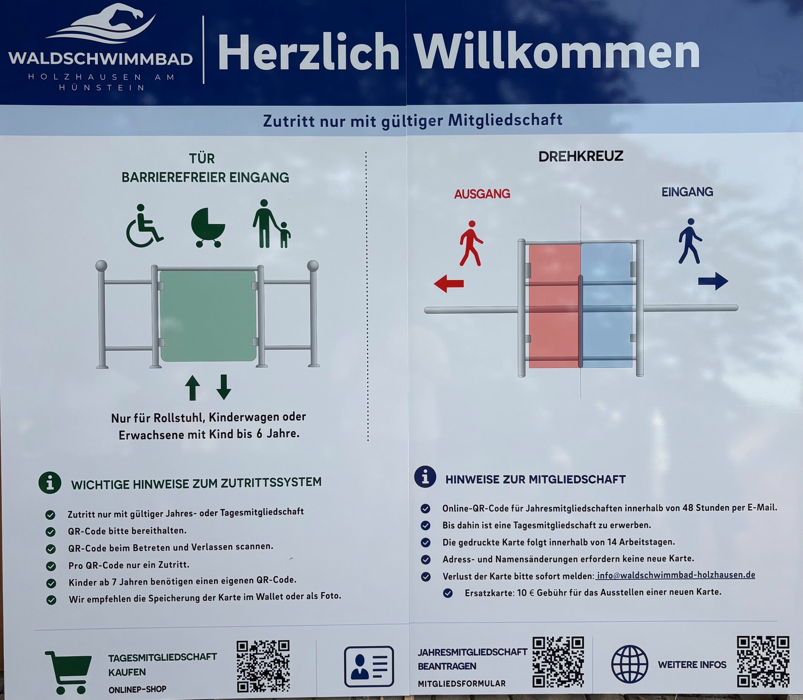 Neues digitales Zugangssystem im Waldschwimmbad Holzhausen